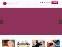 Tablet Screenshot of bevanwilson.co.uk